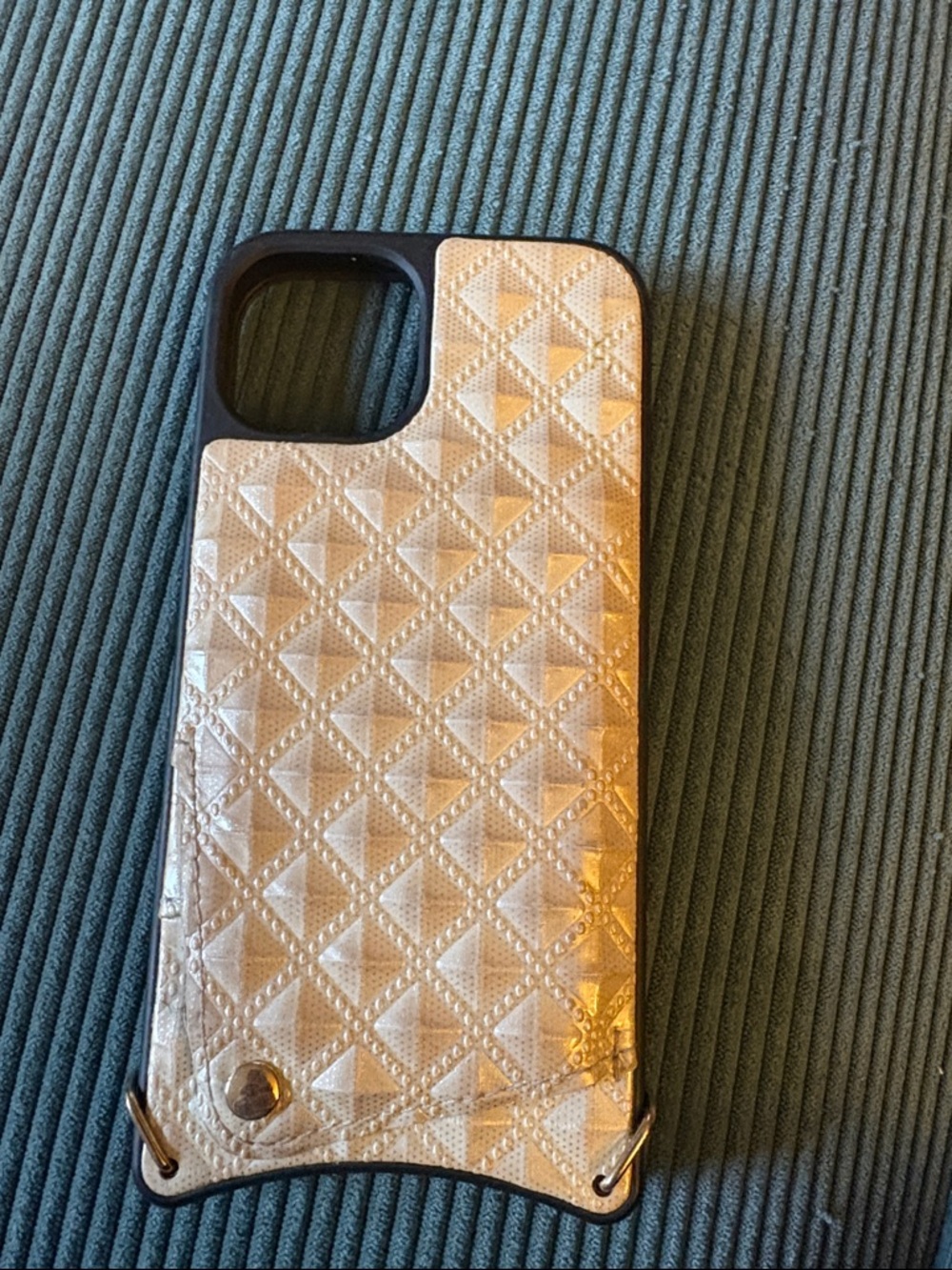 Cream Bandolier Case - iPhone 14